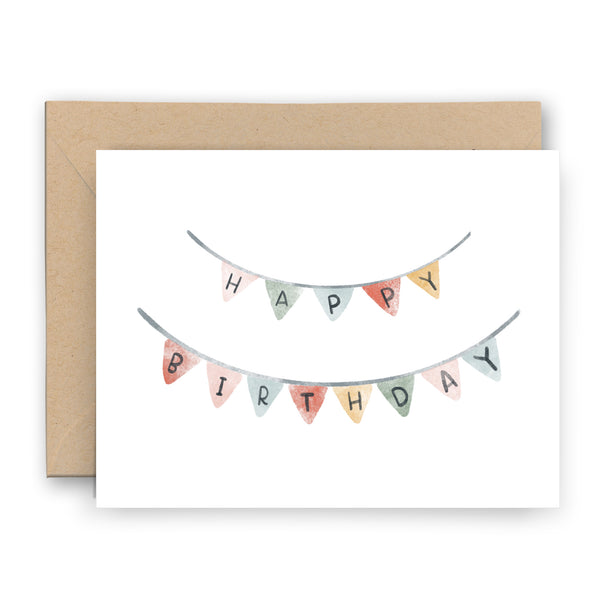 Happy Birthday Banner Card