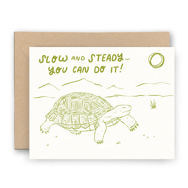 Desert Tortoise Card | Slow and Steady