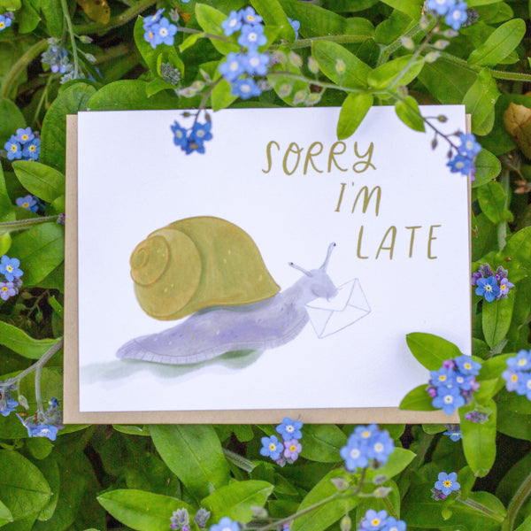 Sorry I'm Late! Snail Mail Card