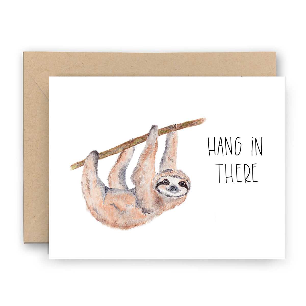 Hang In There Sloth Card Finch and Flourish Hang In There Sloth Card Finch and Flourish