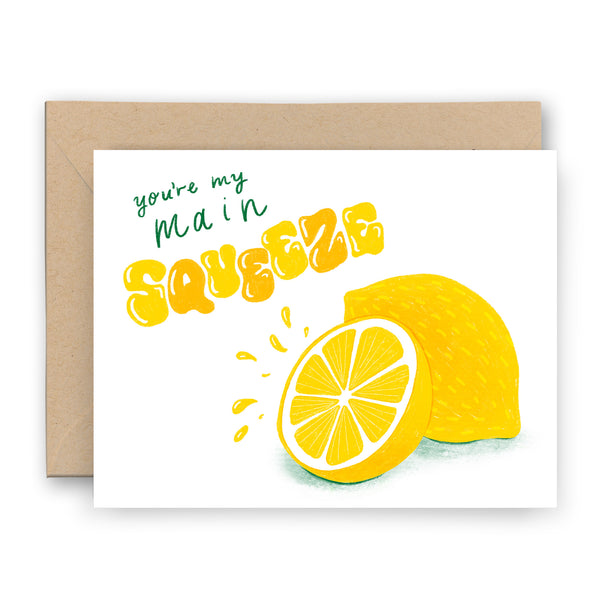 Main Squeeze Lemon Card