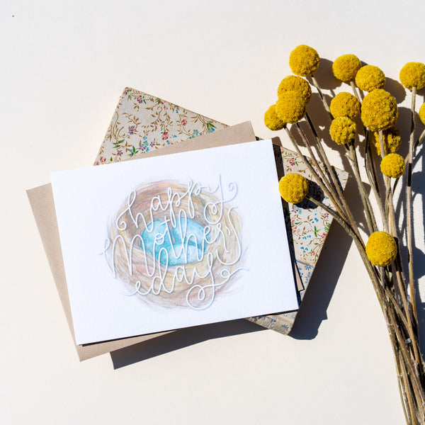 Mother's Day Robins Nest Card