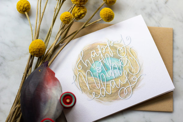 Mother's Day Robins Nest Card
