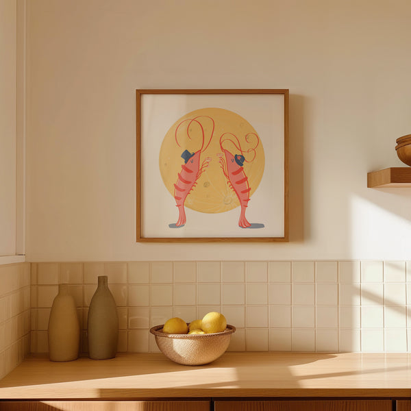 Shrimp Cocktail Art Print