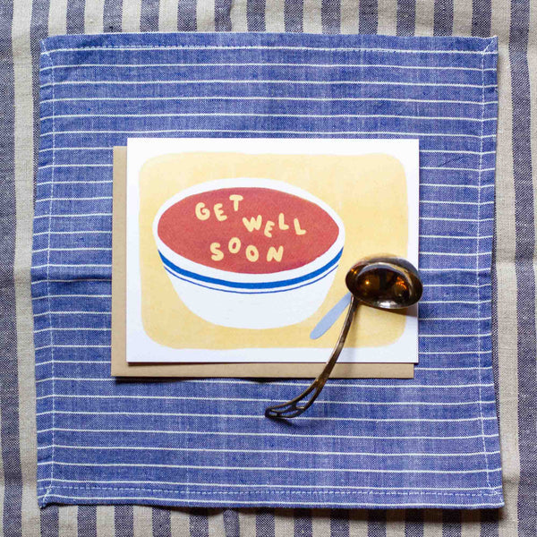 Get Well Soon Alphabet Soup Card