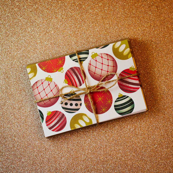 Baubles Notecards - Set of 8