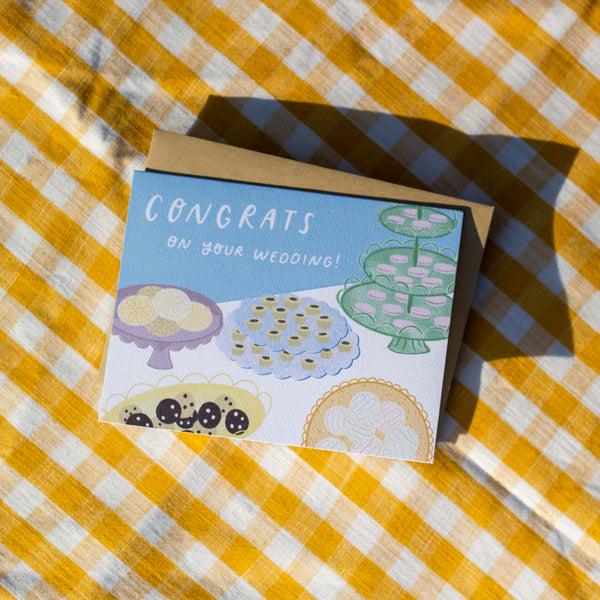 Cookie Table Wedding Card