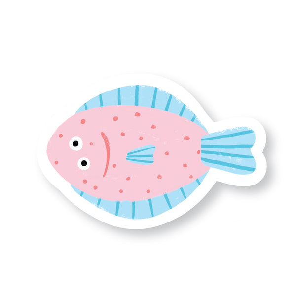 Flounder Vinyl Sticker