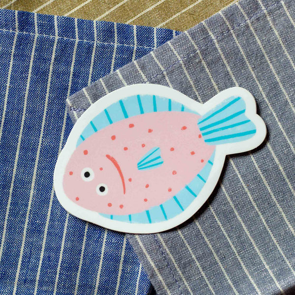 Flounder Vinyl Sticker