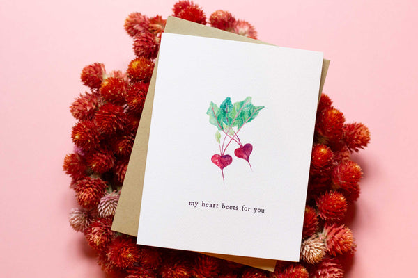 My Heart Beets for You Card
