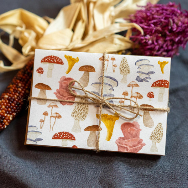 Mushroom Notecards - Set of 8