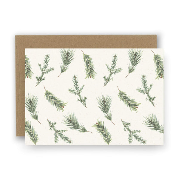 Pine Branch Notecards - Set of 8