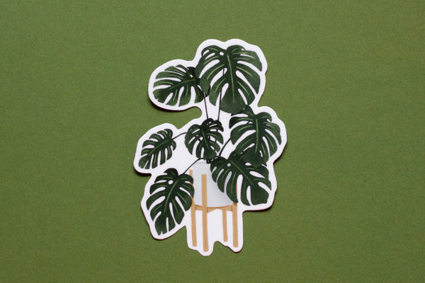 Monstera Vinyl Sticker