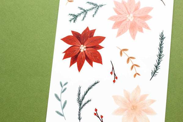 Holiday Vinyl Sticker Sheet