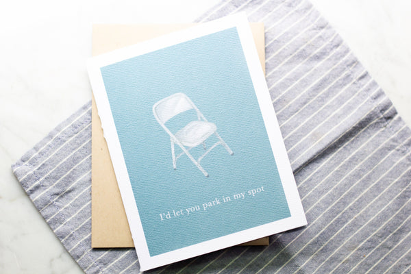 Pittsburgh Parking Chair Card | Pittsburgh Series