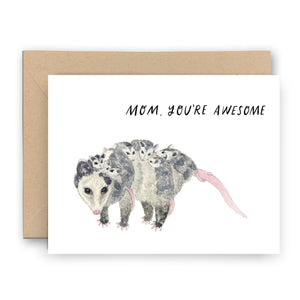 Awesome Opossum Mom