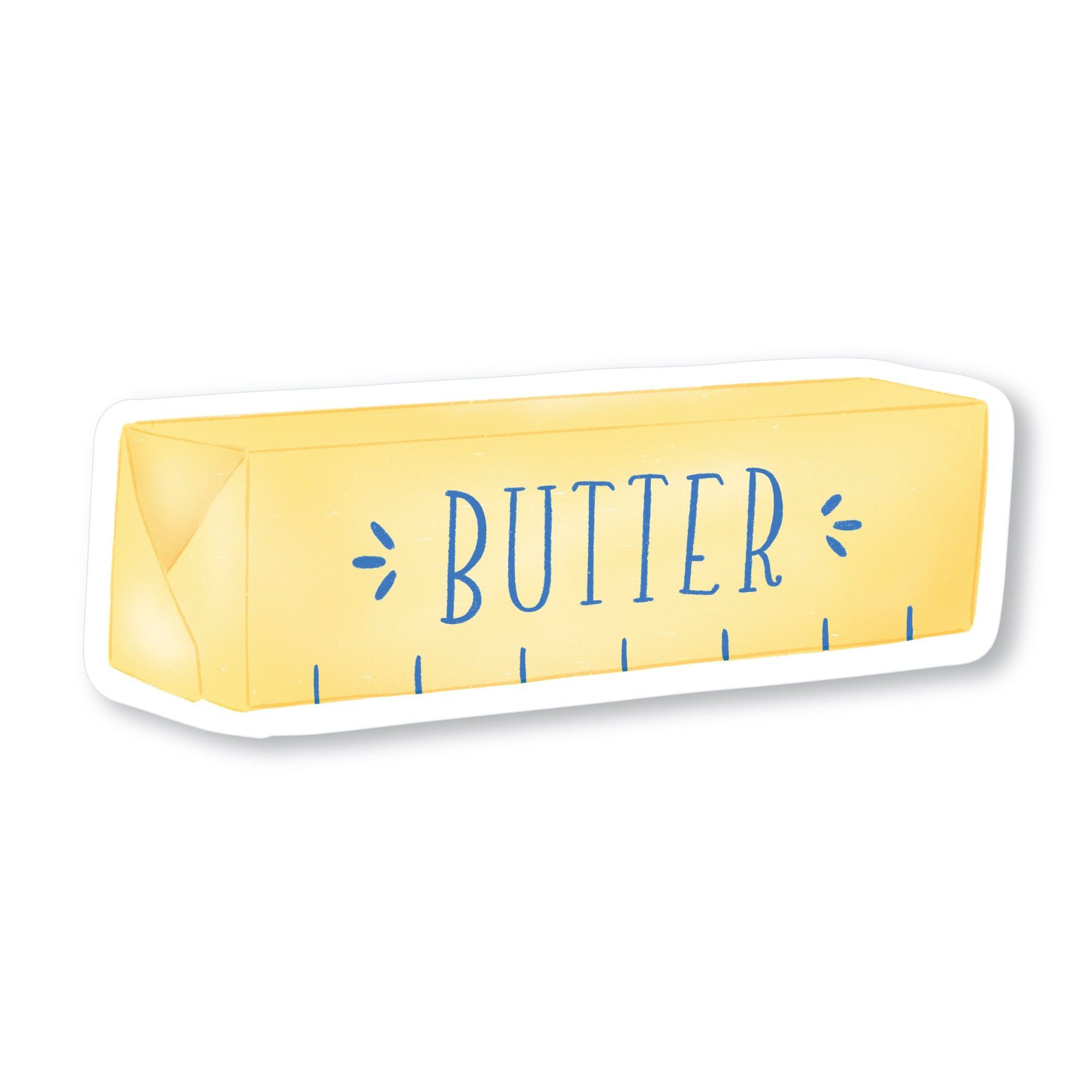 Butter Vinyl Sticker