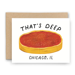 That's Deep Dish Card | Chicago Series