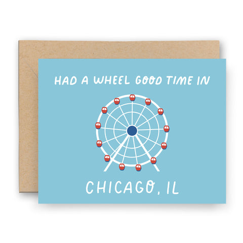 Wheel of a Time Card | Chicago Series
