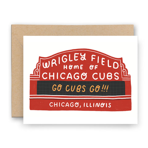 Wrigley Field Card | Chicago Series