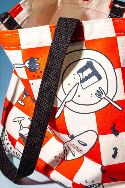 Still Life Picnic Tote, A Lighthearted Memento Mori