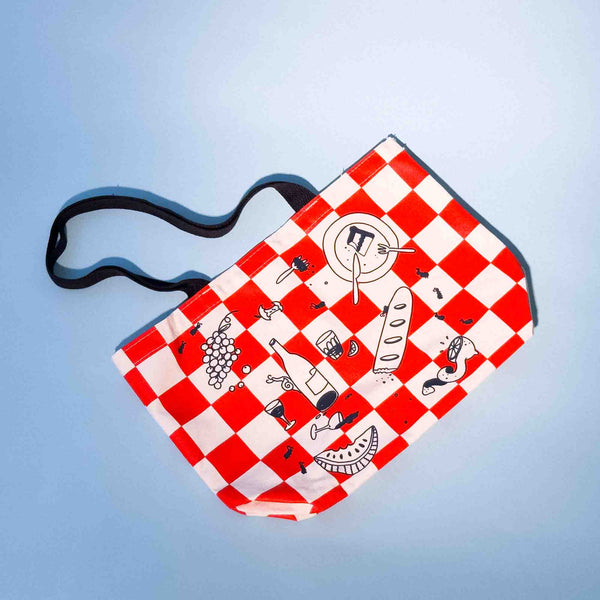 Still Life Picnic Tote, A Lighthearted Memento Mori