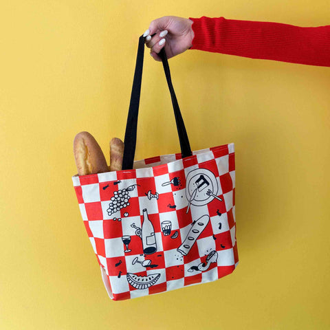 Still Life Picnic Tote – A Lighthearted Memento Mori