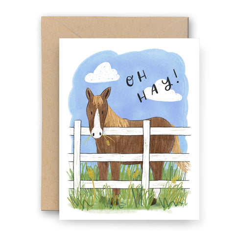 Hay is for Horses Card