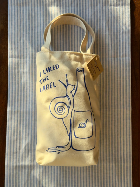 I Liked the Label | Snail Wine Tote