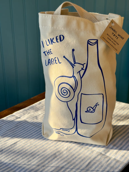 I Liked the Label | Snail Wine Tote