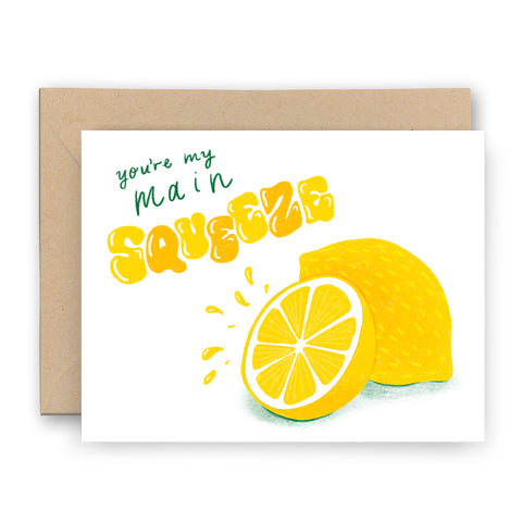 Main Squeeze Lemon Card
