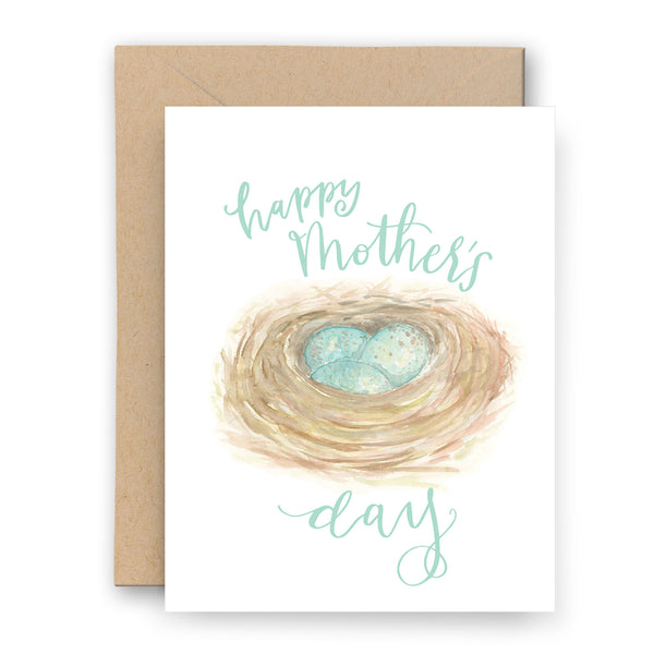 Happy Mother's Day Robin Nest Card
