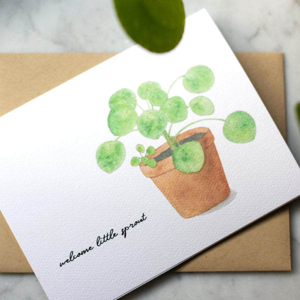 Welcome Little Sprout Card