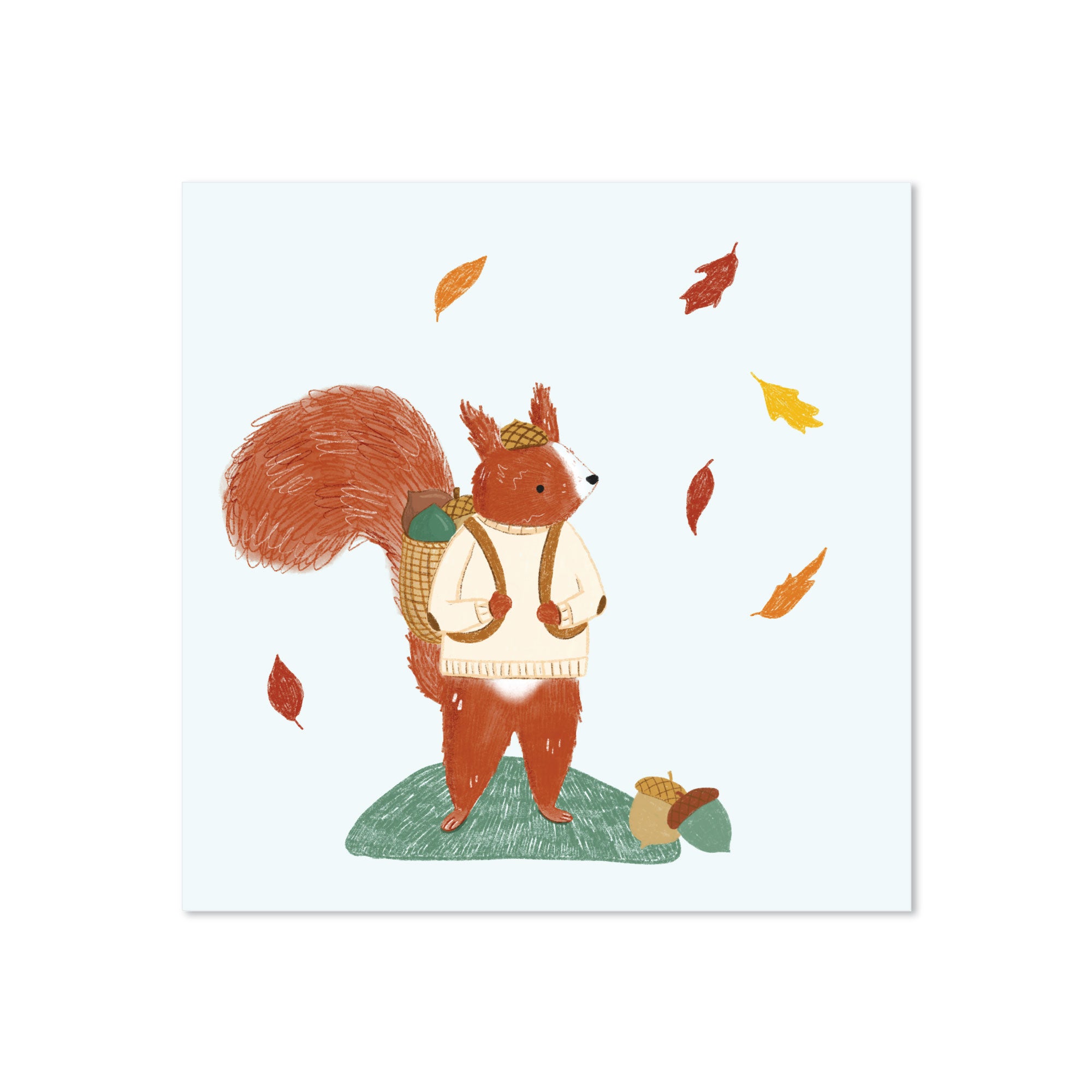 Red Squirrel Art Print