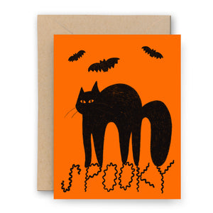 Spooky Cat Card | Halloween