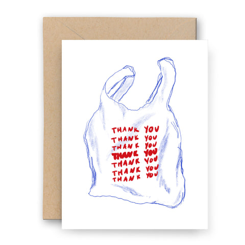 Thank You Bag Card