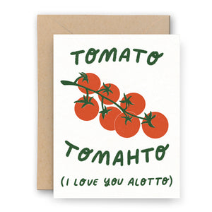 Tomato Love Letterpress Card