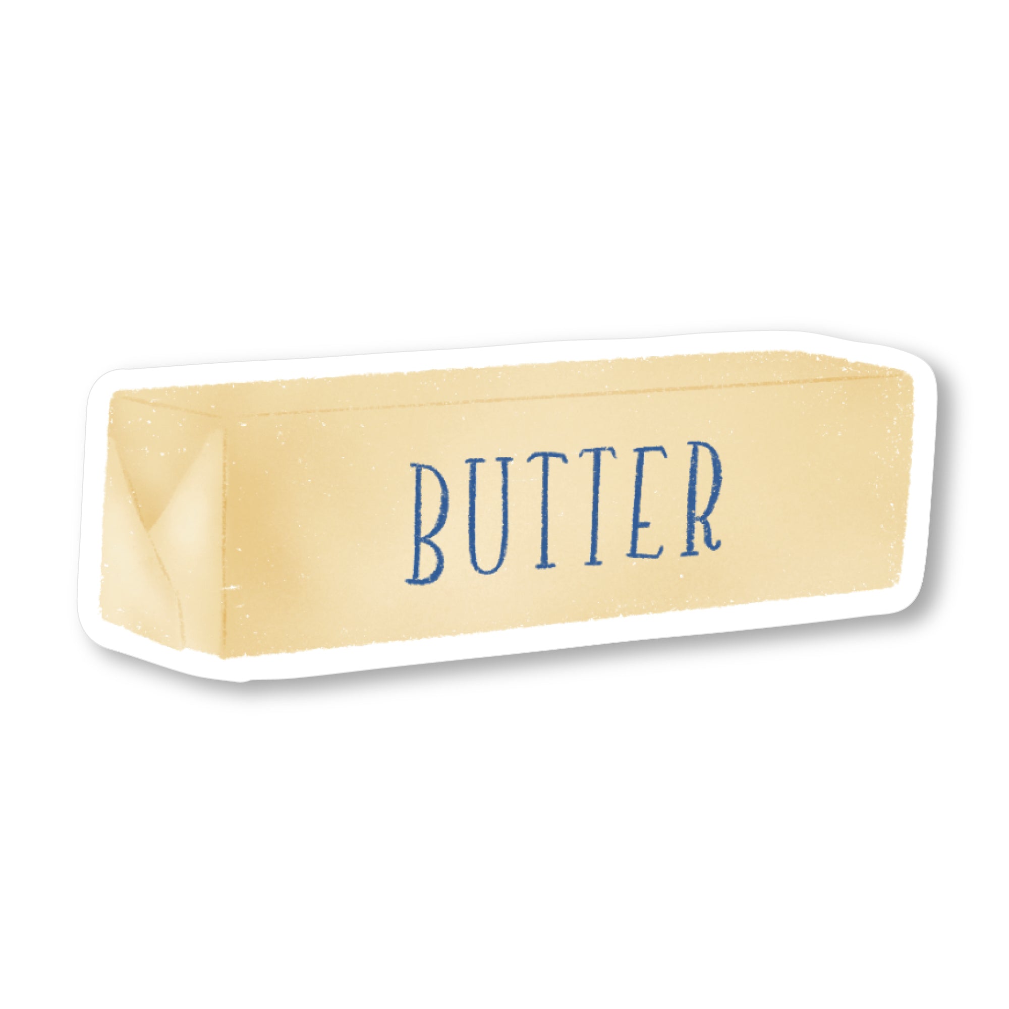 Butter Vinyl Sticker