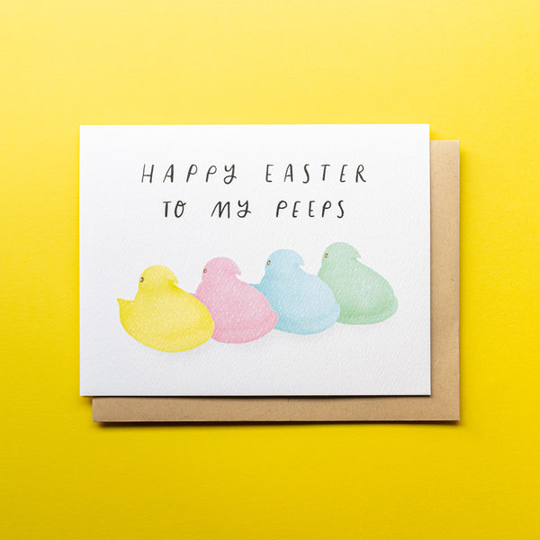 Happy Easter to My Peeps Card
