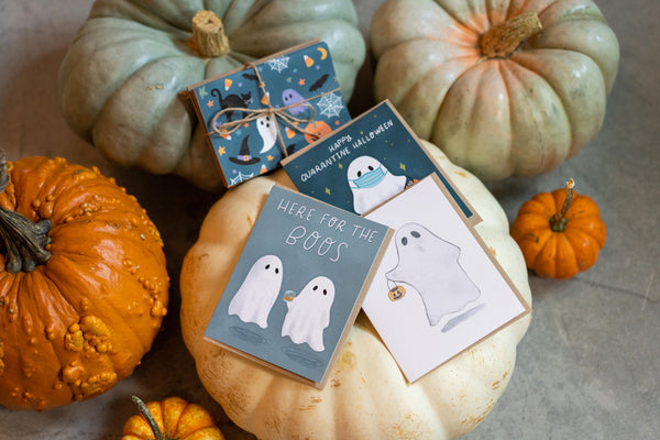 Spooky Halloween Notecards - Set of 8