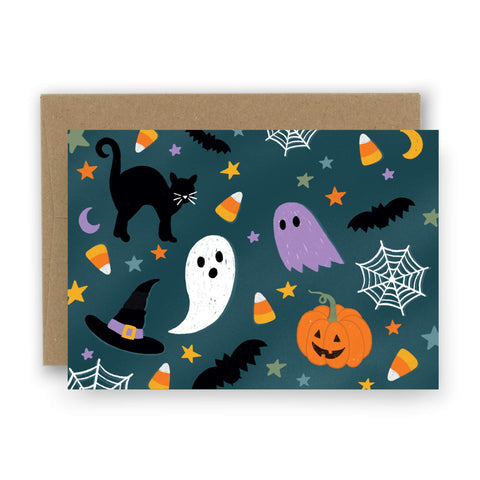 Spooky Halloween Notecards - Set of 8