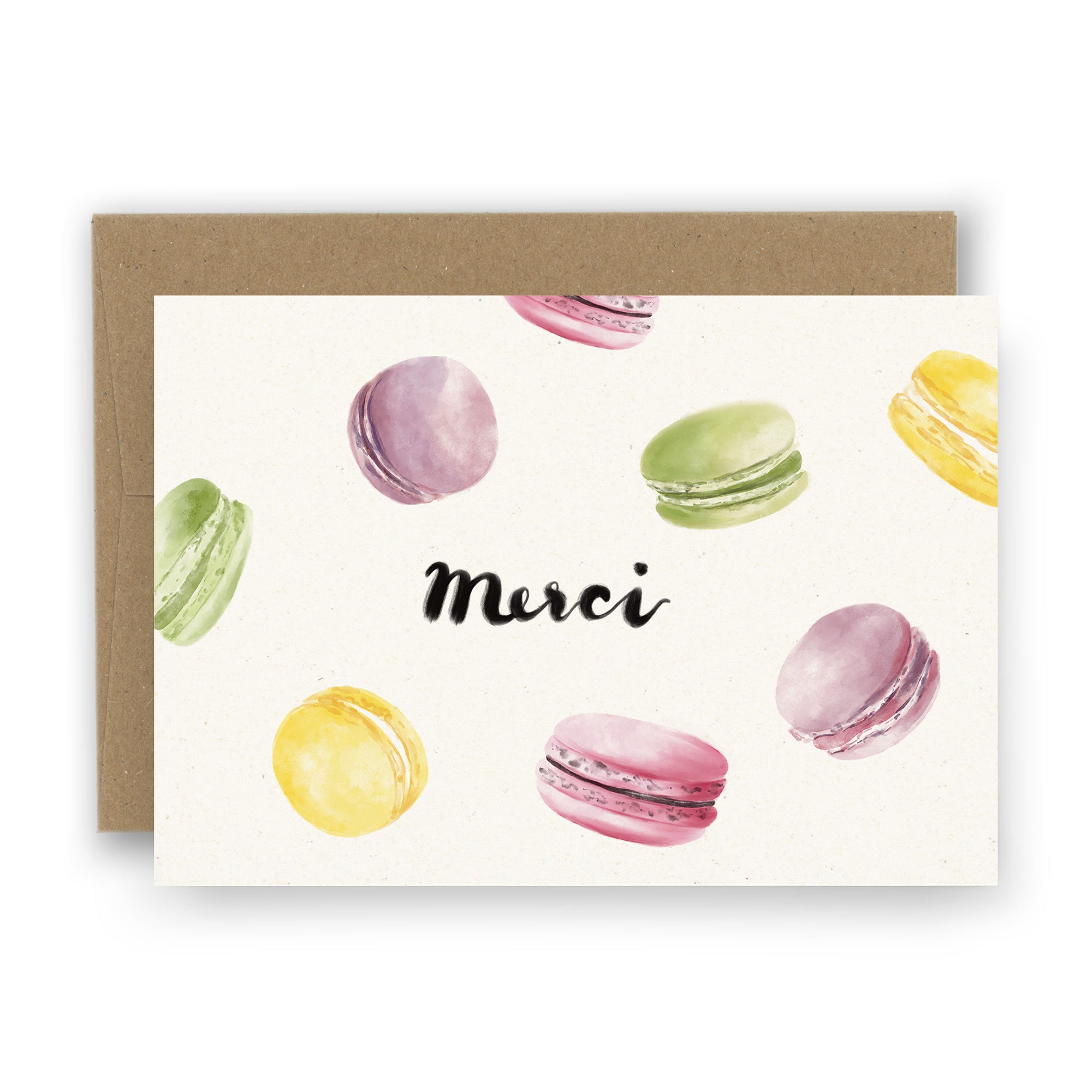 Macaron Merci | Greeting Card Macaron Merci | Greeting Card
