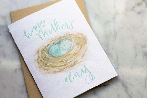 Happy Mother's Day Robin Nest Card