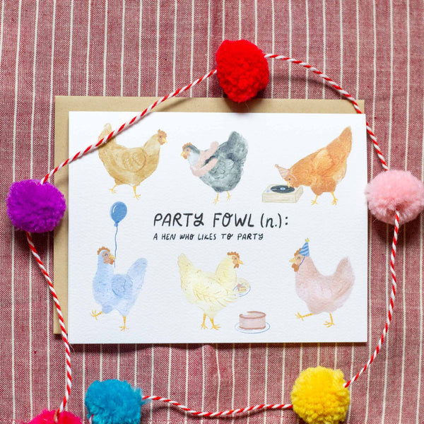 Party Fowl Birthday Card
