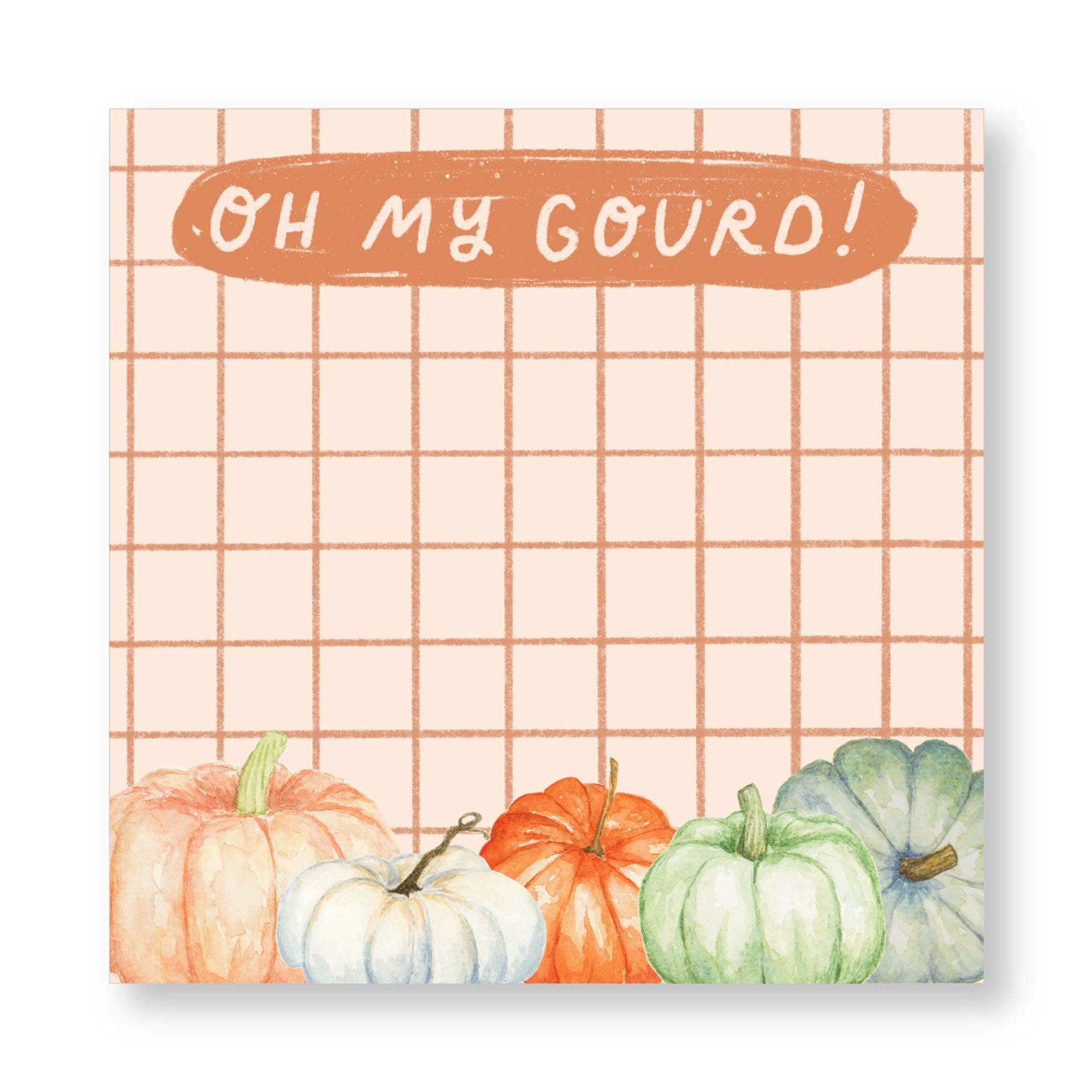 Oh My Gourd! Heirloom Pumpkins Notepad