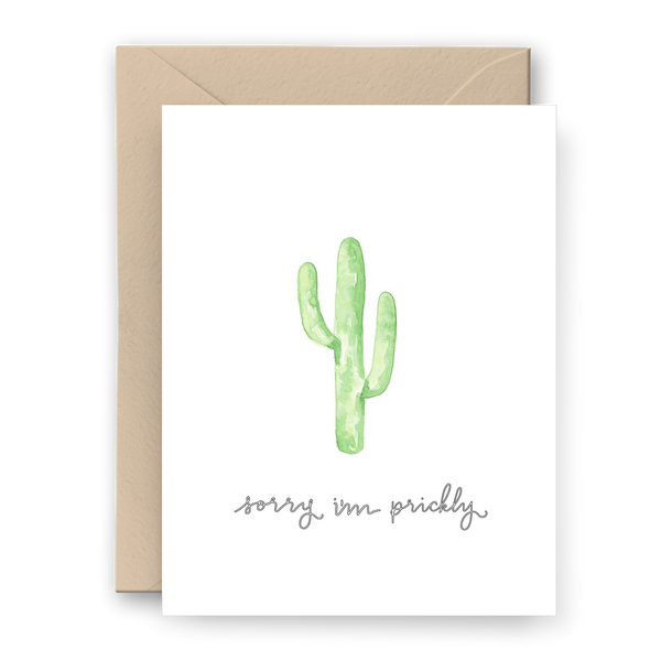 Sorry I'm Prickly Card